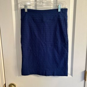 Margaret M blue pencil skirt, size medium